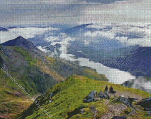 Mount Snowdon Peak Diamond Painting