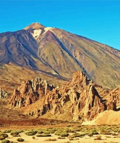 Mount Teide Diamond Painting