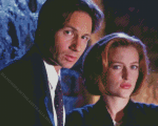 Mulder And Scully Diamond Painting