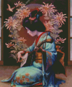 Musician Japan Girl Diamond Painting