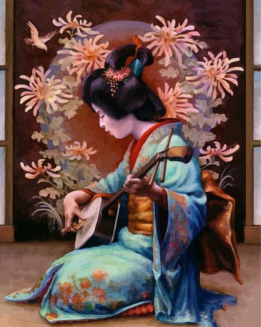 Musician Japan Girl Diamond Painting