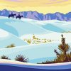 New Mexico White Sands Poster Diamond Painting