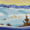 New Mexico White Sands Poster Diamond Painting