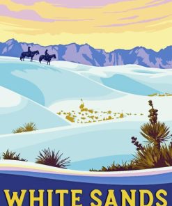 New Mexico White Sands Poster Diamond Painting