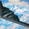 Northrop Grumman Stealth Bomber Diamond Painting