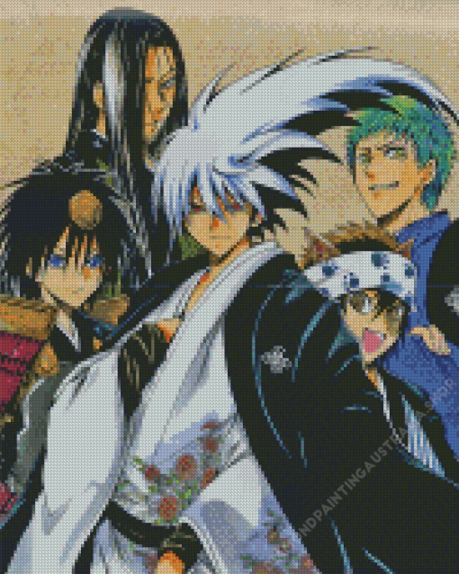 Nura Rise of the Yokai Clan Characters Diamond Painting