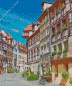 Nuremberg Germany Buildings Diamond Painting