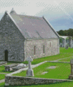 Old Clonmacnoise Ireland Diamond Painting