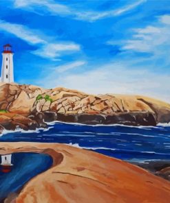 Peggys Cove Art Diamond Painting