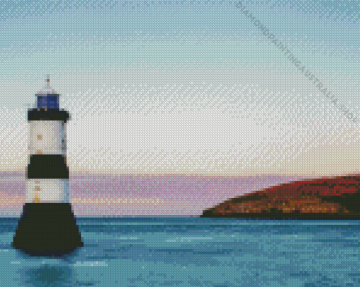 Penmon Lighthouse Anglesey Diamond Painting