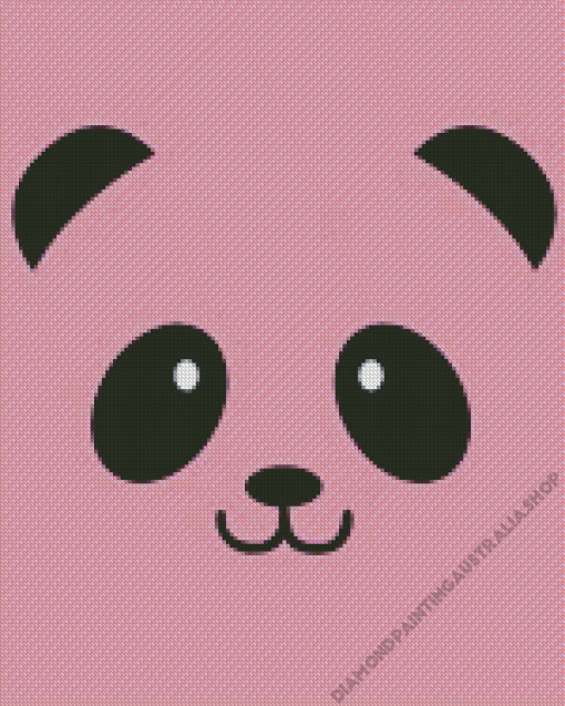 Pink Panda Diamond Painting