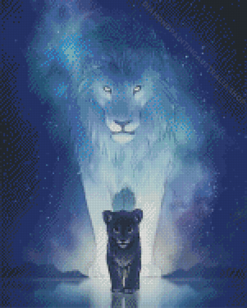 Powerful Lion Diamond Painting