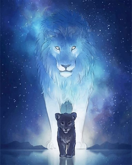 Powerful Lion Diamond Painting