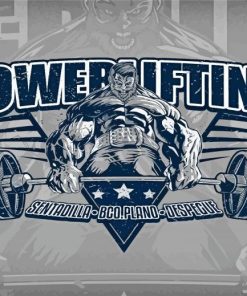 Powerlifting Poster Diamond Painting