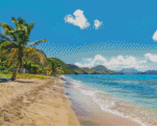 Saint Kitts Beach Diamond Painting