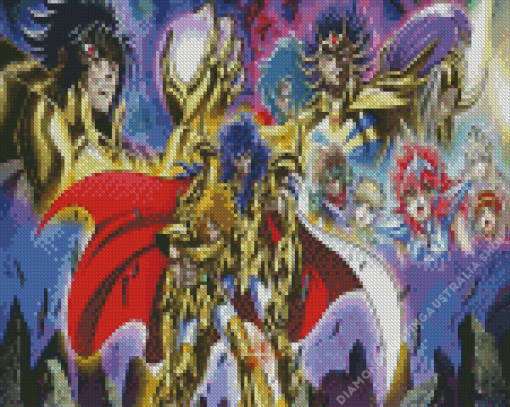 Saint Seiya Anime Diamond Painting