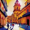 Salamanca Spain Abstract Poster Diamond Painting