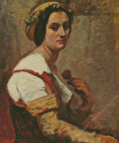 Sibyl By Camille Corot Diamond Painting