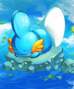 Sleepy Mudkip Diamond Painting