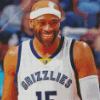 Smiling Vince Carter Diamond Painting