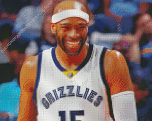 Smiling Vince Carter Diamond Painting