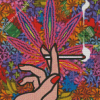 Smoking Marijuana Diamond Painting