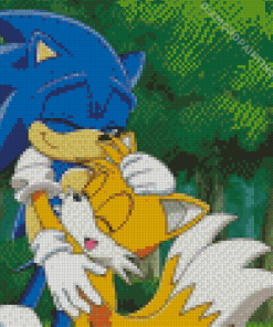 Sonic And Tails Diamond Painting