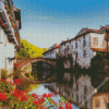 St Jean Pied De Port In France Diamond Painting