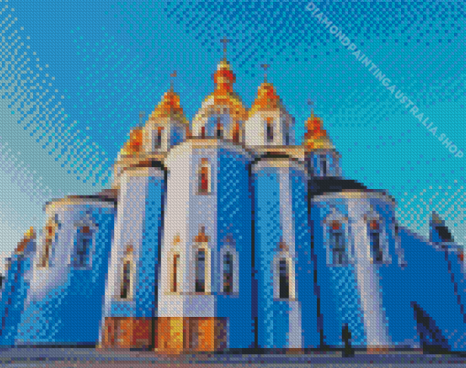 St Michael s Golden Domed Monastery Diamond Painting