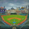 Stadium of Comerica Park Diamond Painting