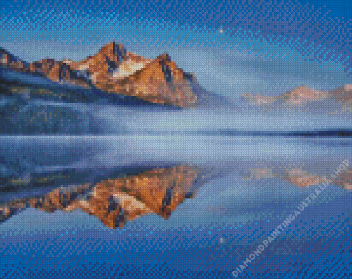 Stanley Lake Sawtooth Mountains Idaho Diamond Painting