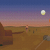 Star Wars Tatooine Planet Diamond Painting