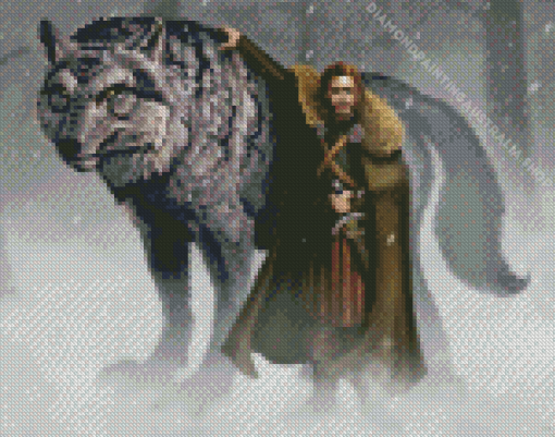 Stark Wolf Art Diamond Painting