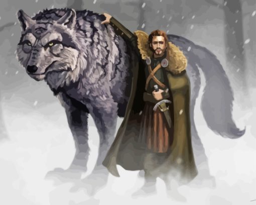 Stark Wolf Art Diamond Painting