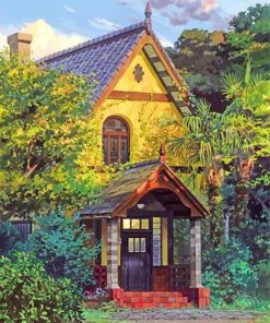 Studio Ghibli House Diamond Painting