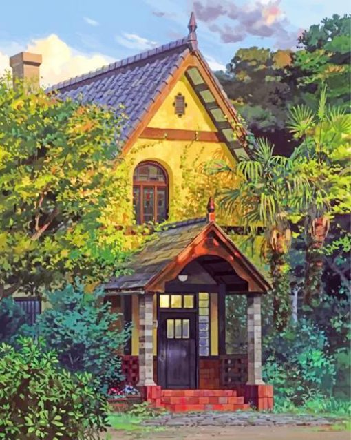 Studio Ghibli House Diamond Painting