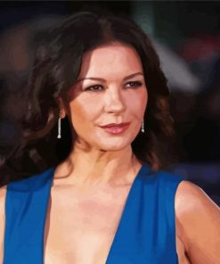 Stunning Catherine Zeta Jones Diamond Painting