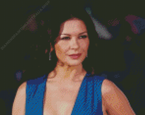 Stunning Catherine Zeta Jones Diamond Painting