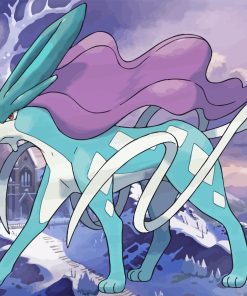 Suicune Pokemon Anime Diamond Painting