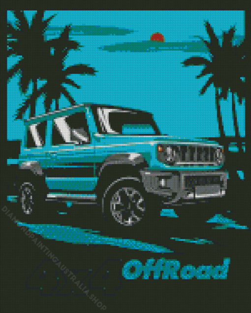 Suzuki Jimny Poster Diamond Painting