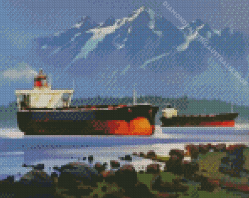 Tanker Art Diamond Painting