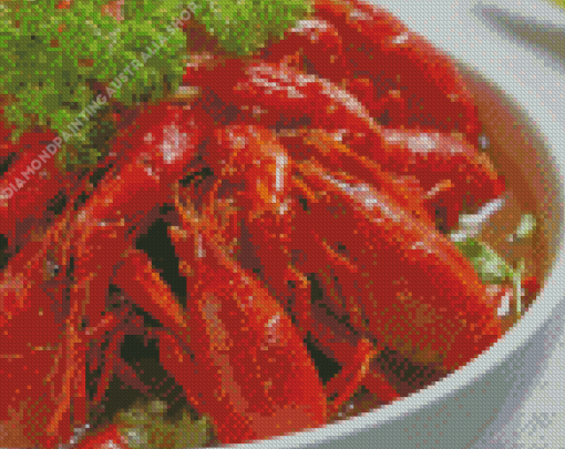 Tasty Crayfish Diamond Painting