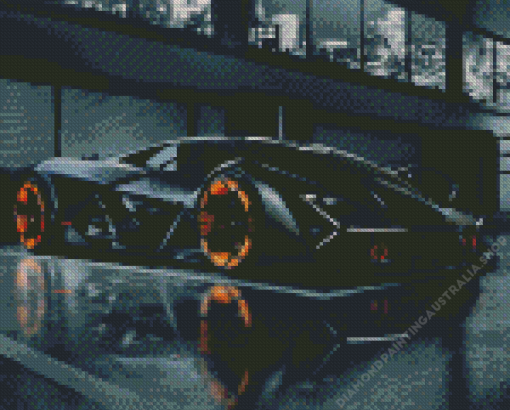 Terzo Millennio Lamborghini Car Diamond Painting