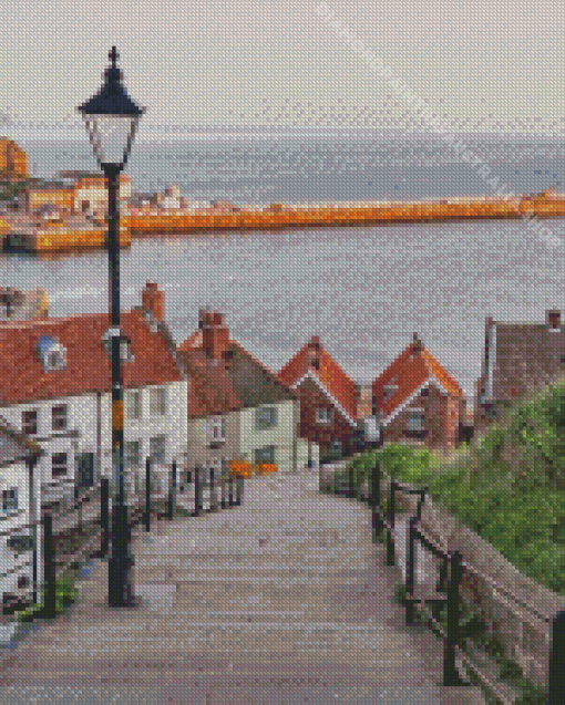 The 199 Steps In Whitby Diamond Painting