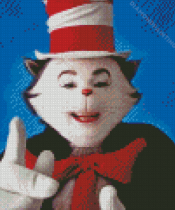 The Cat in the Hat Diamond Painting