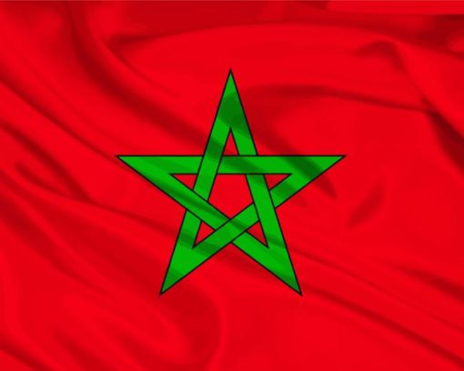 The Flag Of Morocco Diamond Painting