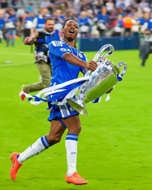 The Footballer Drogba Diamond Painting