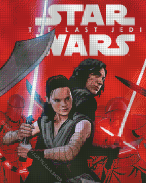 The Last Jedi Star Wars Poster Diamond Painting