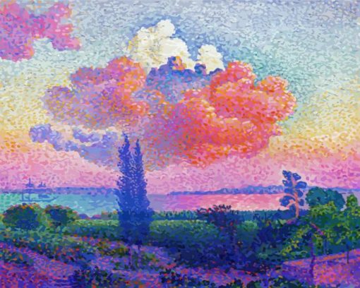 The Pink Cloud Henri Edmond Cross Diamond Painting