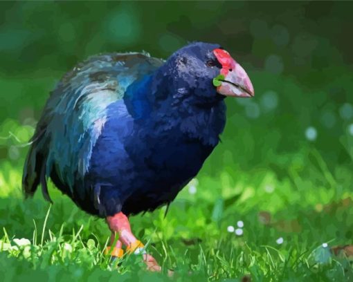 The South Island Takahe Diamond Painting